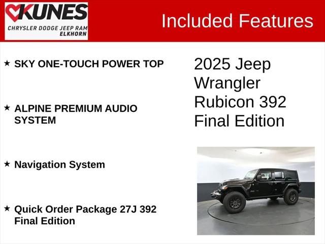 2025 Jeep Wrangler WRANGLER 4-DOOR RUBICON 392