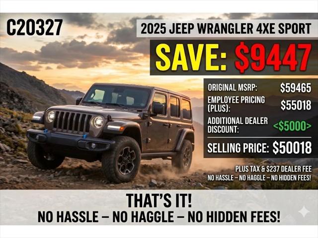2025 Jeep Wrangler 4xe WRANGLER 4-DOOR SPORT S 4xe 2025 Jeep Wrangler 4xe WRANGLER 4-DOOR SPORT S 4xe
