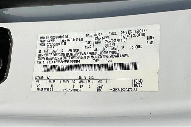 2017 Ford F-150 XL
