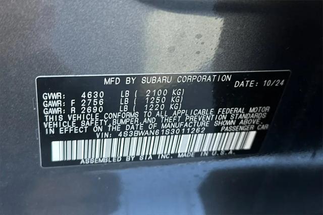 2025 Subaru Legacy Limited