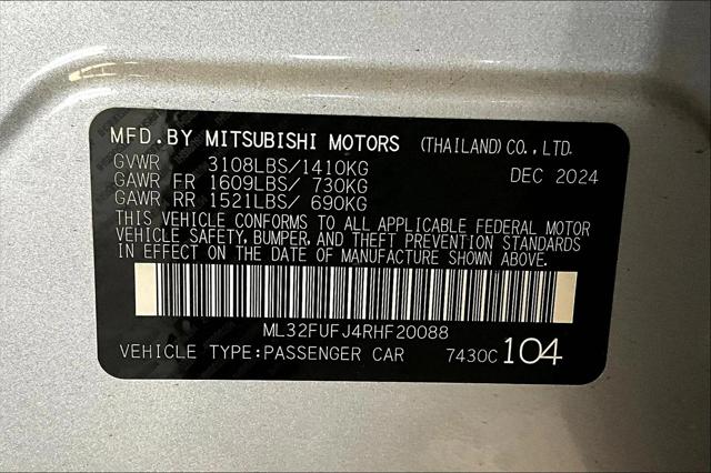 2024 Mitsubishi Mirage G4 BE