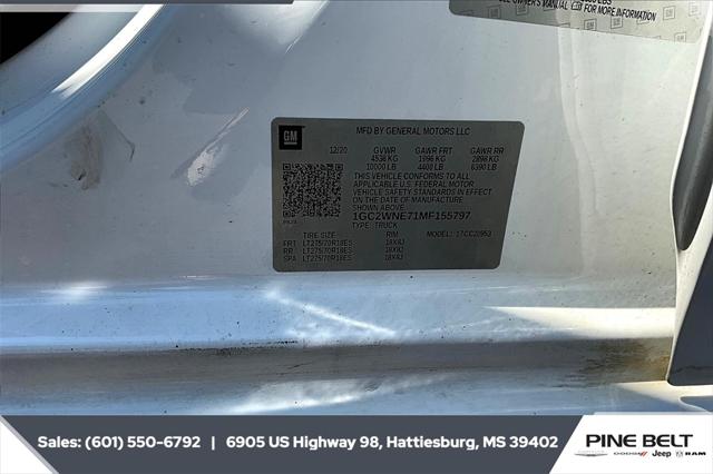 2021 Chevrolet Silverado 2500HD 2WD Double Cab Long Bed LT