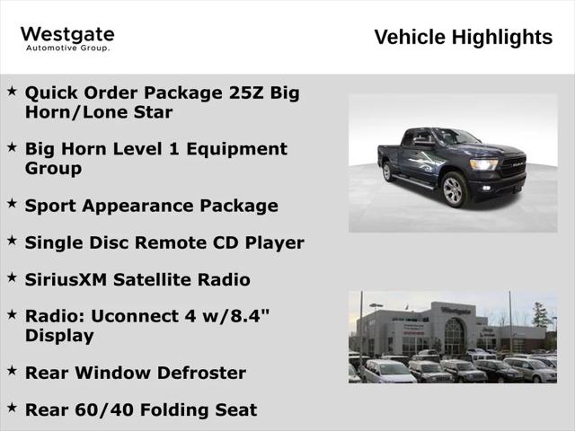 2019 RAM 1500 Big Horn/Lone Star Quad Cab 4x4 64 Box