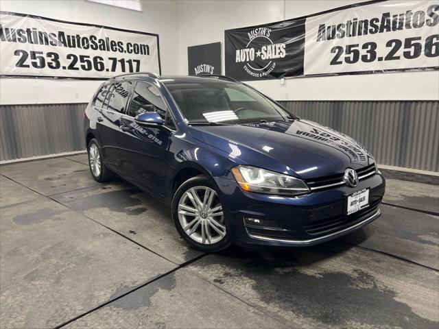 2015 Volkswagen Golf SportWagen TDI SE 4-Door for sale in Puyallup, WA