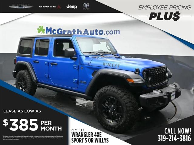 2025 Jeep Wrangler 4xe WRANGLER 4-DOOR WILLYS 4xe