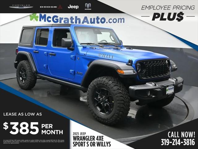 2025 Jeep Wrangler 4xe WRANGLER 4-DOOR WILLYS 4xe