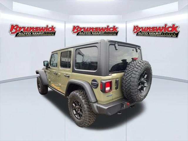 2025 Jeep Wrangler 4xe WRANGLER 4-DOOR WILLYS 4xe