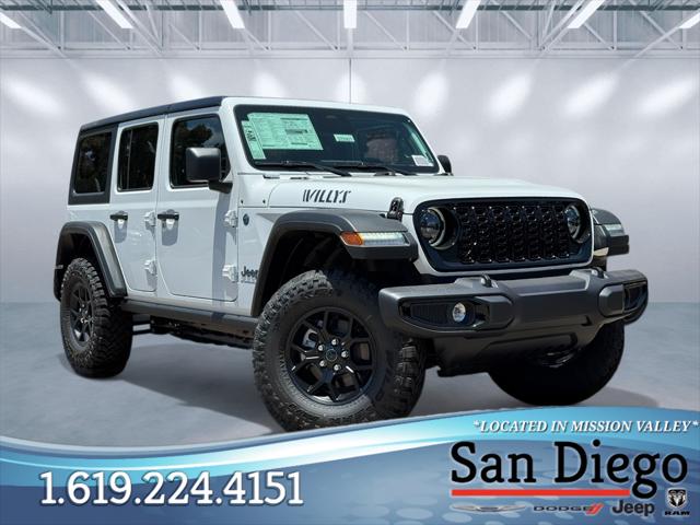 2025 Jeep Wrangler 4xe WRANGLER 4-DOOR WILLYS 4xe