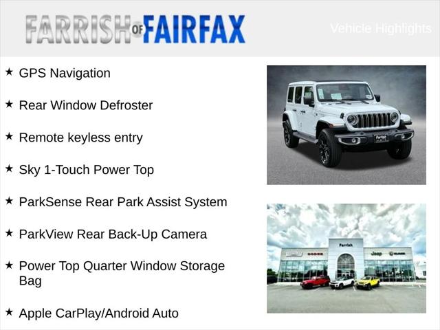 2025 Jeep Wrangler 4xe WRANGLER 4-DOOR SAHARA 4xe