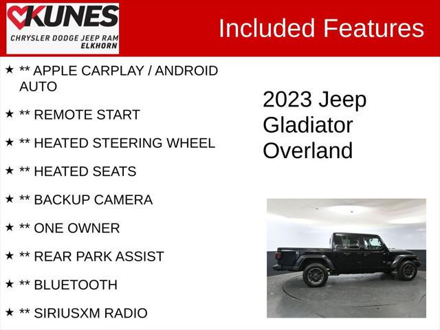 2023 Jeep Gladiator Overland 4x4