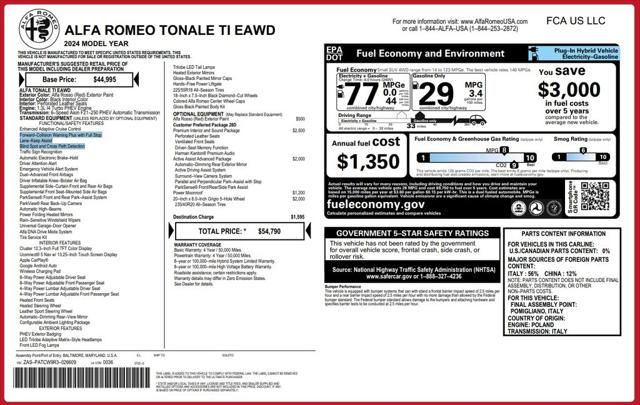 2024 Alfa Romeo Tonale Ti EAWD