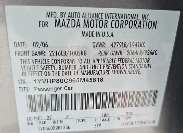 2006 Mazda Mazda6 i Sport