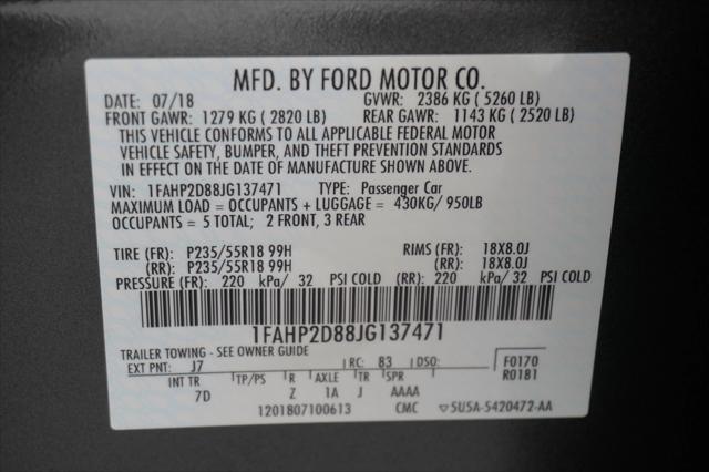 2018 Ford Taurus SE