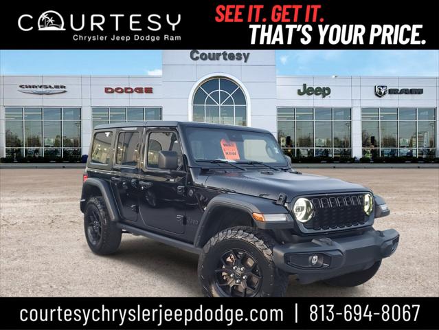 2024 Jeep Wrangler 4-Door Willys 4x4