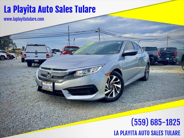2018 Honda Civic EX for sale in Tulare, CA