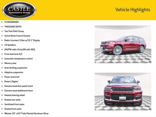 2025 Jeep Grand Cherokee GRAND CHEROKEE L SUMMIT 4X4