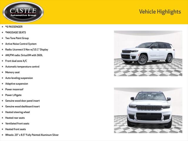 2025 Jeep Grand Cherokee GRAND CHEROKEE L SUMMIT 4X4