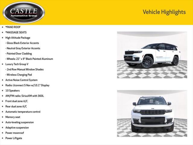 2025 Jeep Grand Cherokee GRAND CHEROKEE L SUMMIT 4X4