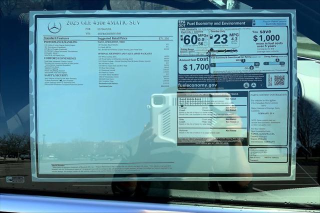 2025 Mercedes-Benz GLE GLE 450 4MATIC