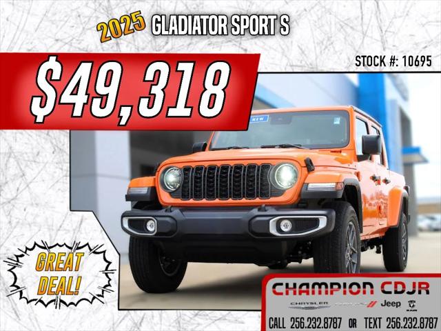 2025 Jeep Gladiator GLADIATOR SPORT S 4X4 2025 Jeep Gladiator GLADIATOR SPORT S 4X4