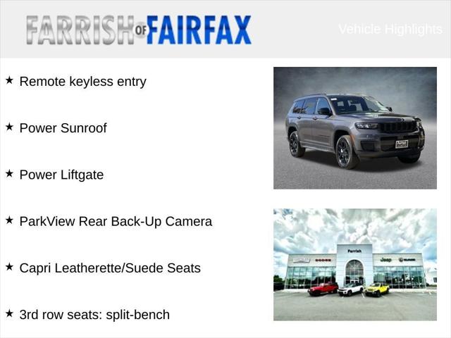 2025 Jeep Grand Cherokee L GRAND CHEROKEE L ALTITUDE X 4X4 2025 Jeep Grand Cherokee L GRAND CHEROKEE L ALTITUDE X 4X4