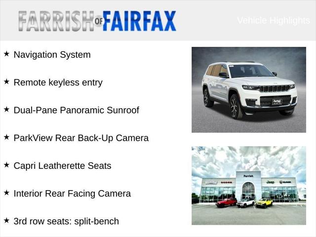 2025 Jeep Grand Cherokee L GRAND CHEROKEE L LIMITED 4X4 2025 Jeep Grand Cherokee L GRAND CHEROKEE L LIMITED 4X4