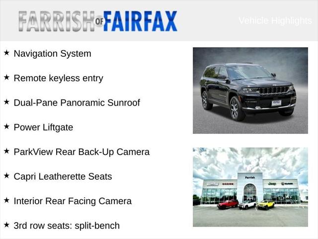 2025 Jeep Grand Cherokee L GRAND CHEROKEE L LIMITED 4X4 2025 Jeep Grand Cherokee L GRAND CHEROKEE L LIMITED 4X4