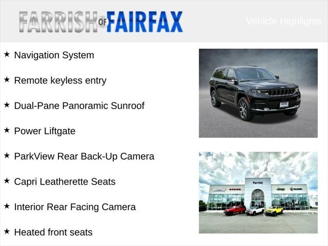 2025 Jeep Grand Cherokee L GRAND CHEROKEE L LIMITED 4X4 2025 Jeep Grand Cherokee L GRAND CHEROKEE L LIMITED 4X4