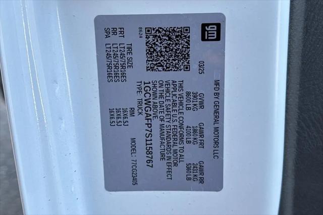 2025 Chevrolet Express Cargo Van RWD 2500 Regular Wheelbase WT