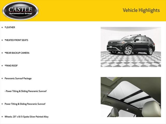 2022 Volkswagen Atlas 3.6L V6 SE w/Technology