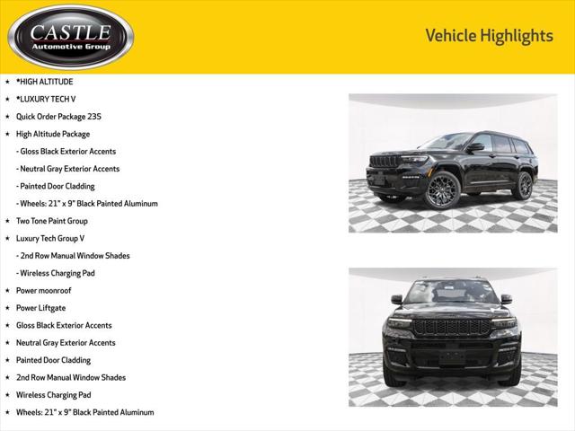2025 Jeep Grand Cherokee GRAND CHEROKEE L SUMMIT 4X4