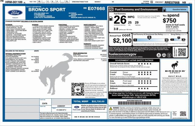 2024 Ford Bronco Sport Big Bend