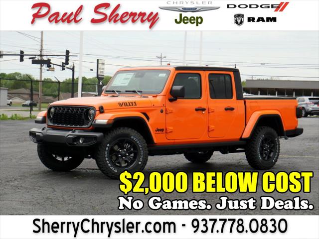 2025 Jeep Gladiator GLADIATOR WILLYS 4X4 2025 Jeep Gladiator GLADIATOR WILLYS 4X4
