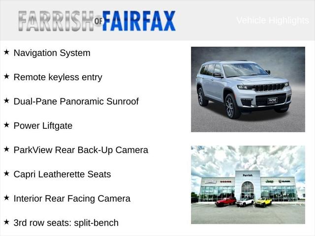 2025 Jeep Grand Cherokee L GRAND CHEROKEE L LIMITED 4X4 2025 Jeep Grand Cherokee L GRAND CHEROKEE L LIMITED 4X4