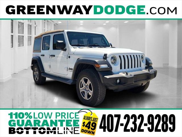 2020 Jeep Wrangler Unlimited Black and Tan 4X4