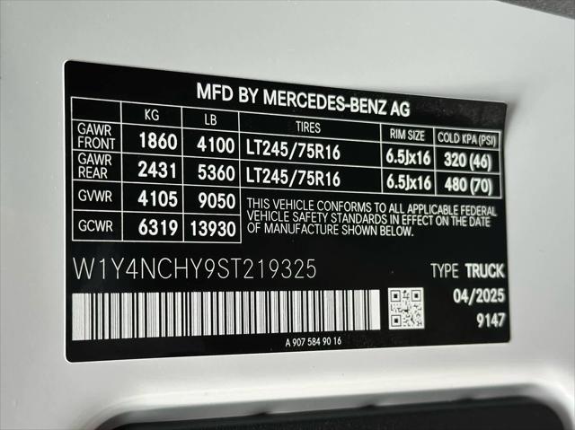 2025 Mercedes-Benz Sprinter 2500 High Roof 4-Cyl Diesel HO