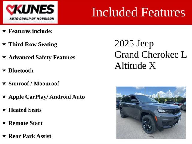 2025 Jeep Grand Cherokee GRAND CHEROKEE L ALTITUDE X 4X4