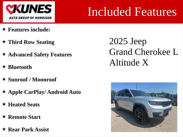 2025 Jeep Grand Cherokee GRAND CHEROKEE L ALTITUDE X 4X4