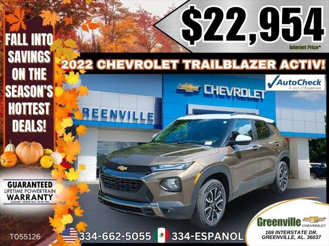 2022 Chevrolet Trailblazer AWD ACTIV 2022 Chevrolet Trailblazer AWD ACTIV