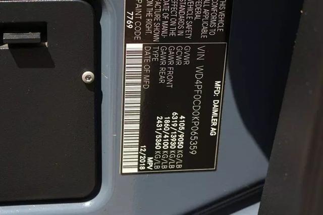 2019 Mercedes-Benz Sprinter 3500 High Roof V6