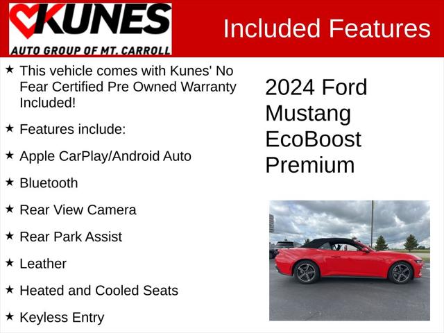 2024 Ford Mustang EcoBoost Premium Convertible