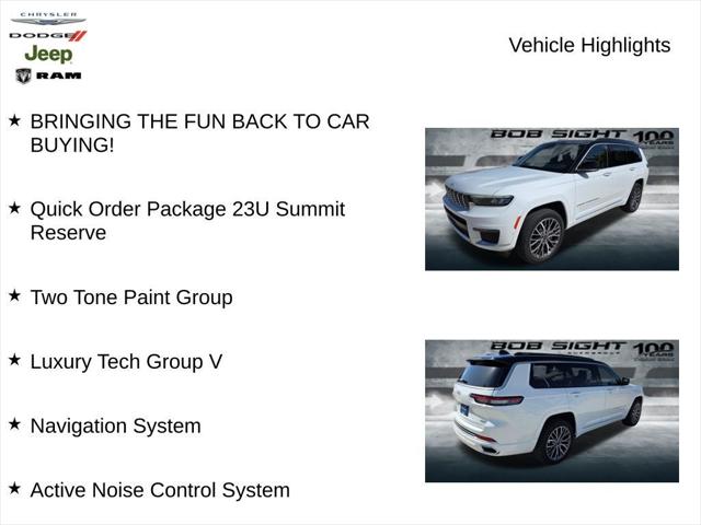 2025 Jeep Grand Cherokee GRAND CHEROKEE L SUMMIT RESERVE 4X4 2025 Jeep Grand Cherokee GRAND CHEROKEE L SUMMIT RESERVE 4X4