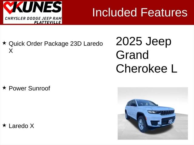 2025 Jeep Grand Cherokee GRAND CHEROKEE L LAREDO X 4X4 2025 Jeep Grand Cherokee GRAND CHEROKEE L LAREDO X 4X4