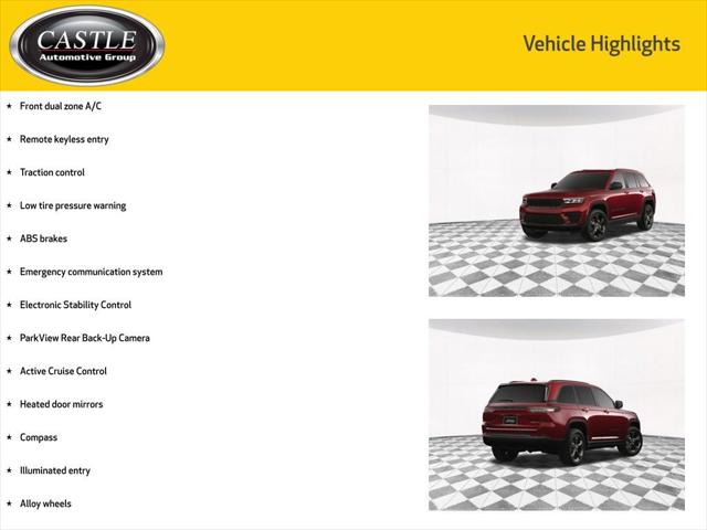 2025 Jeep Grand Cherokee GRAND CHEROKEE ALTITUDE X 4X4