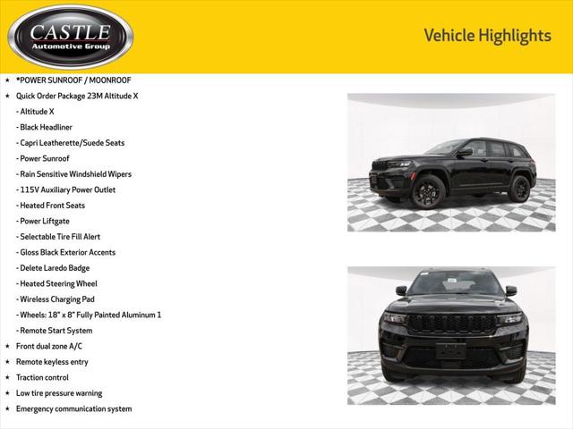 2025 Jeep Grand Cherokee GRAND CHEROKEE ALTITUDE X 4X4