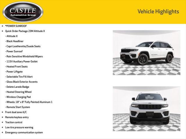 2025 Jeep Grand Cherokee GRAND CHEROKEE ALTITUDE X 4X4