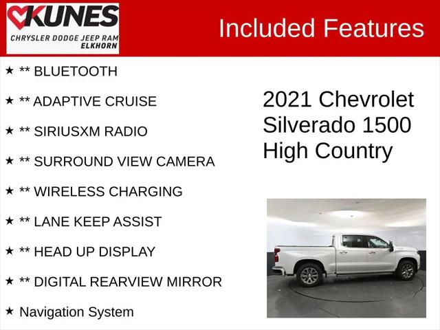 2021 Chevrolet Silverado 1500 4WD Crew Cab Short Bed High Country