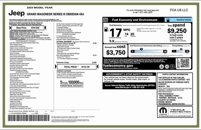 2024 Jeep Grand Cherokee L Overland 4x4