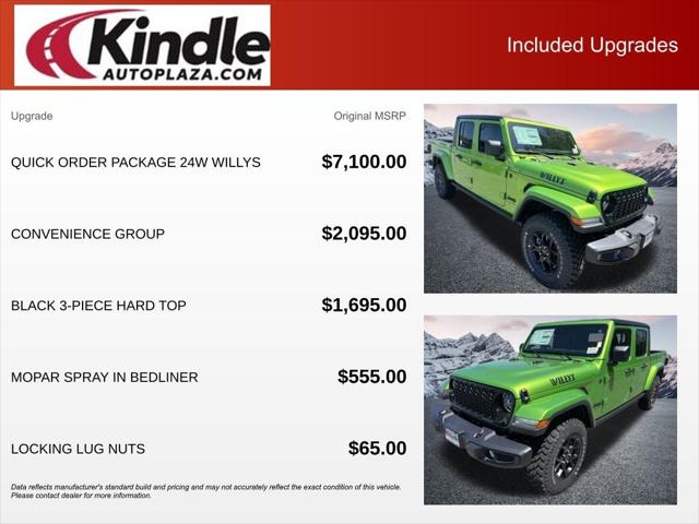 2025 Jeep Gladiator GLADIATOR WILLYS 4X4