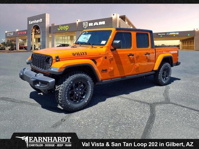 2025 Jeep Gladiator GLADIATOR WILLYS 4X4 2025 Jeep Gladiator GLADIATOR WILLYS 4X4
